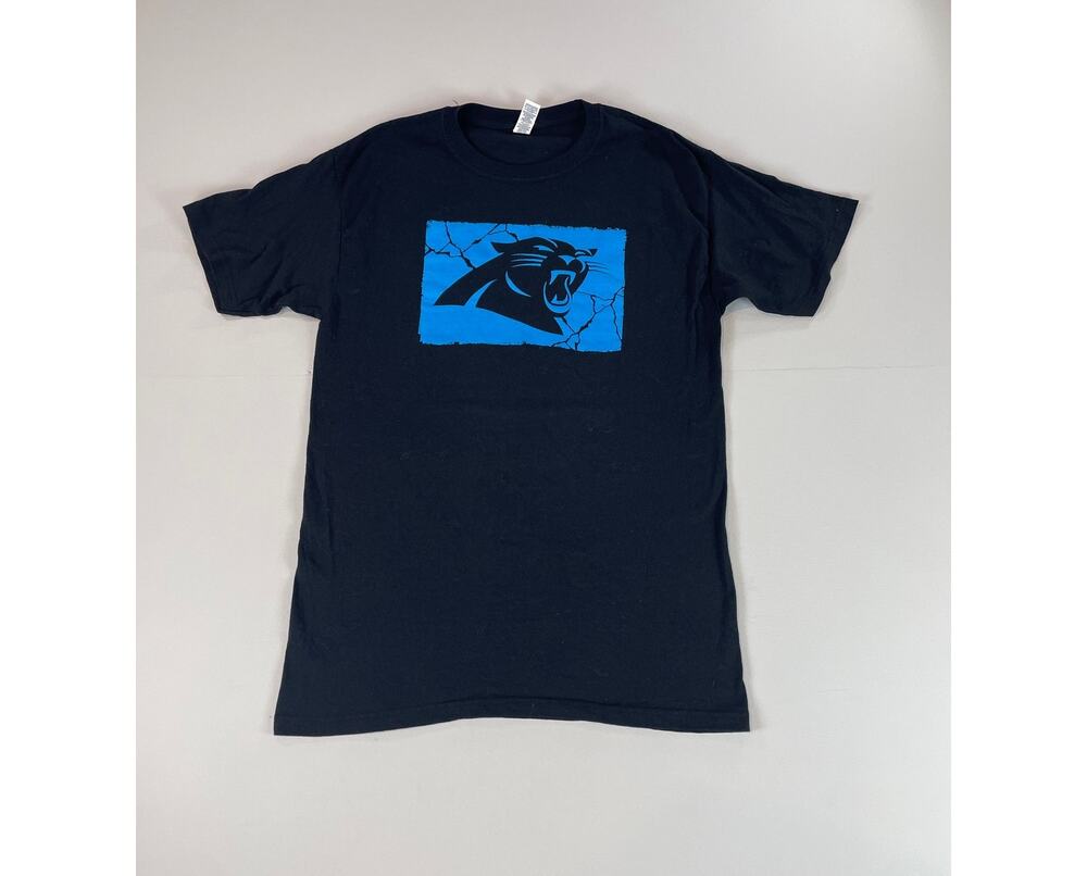Carolina Panthers Graphic Tee Black Unisex Size M GMC Logo